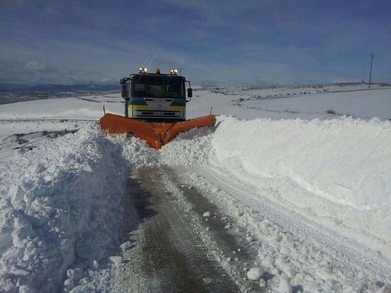 Quitanieves de la Junta en Soria