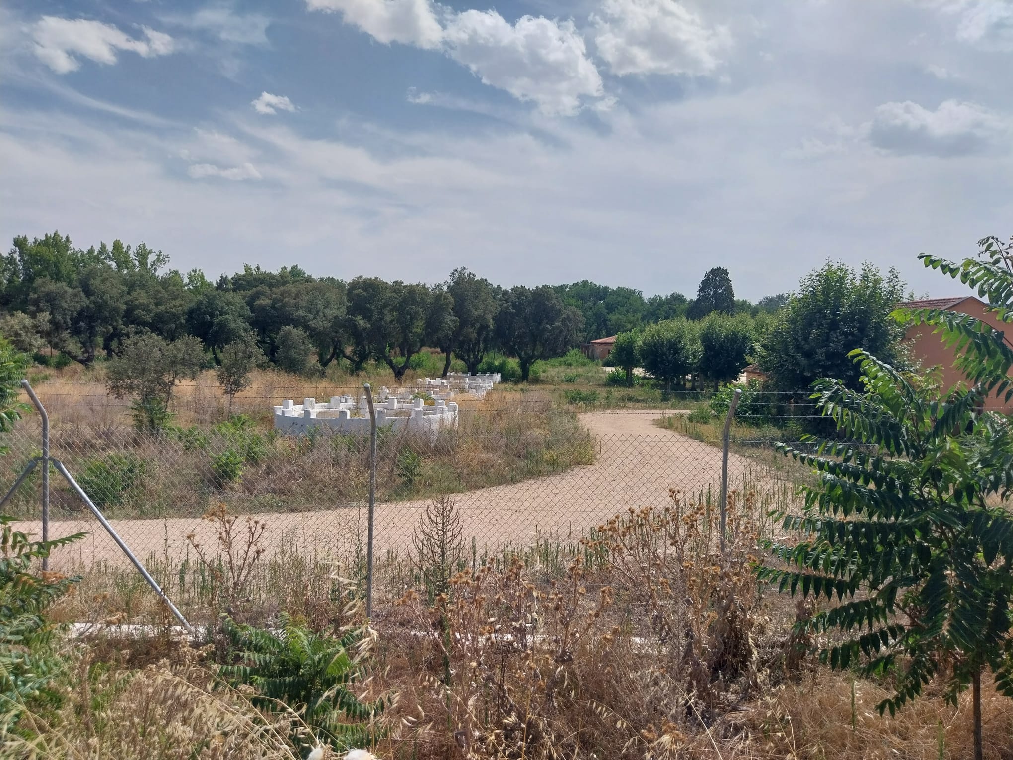 Estado actual de las instalaciones del campamento