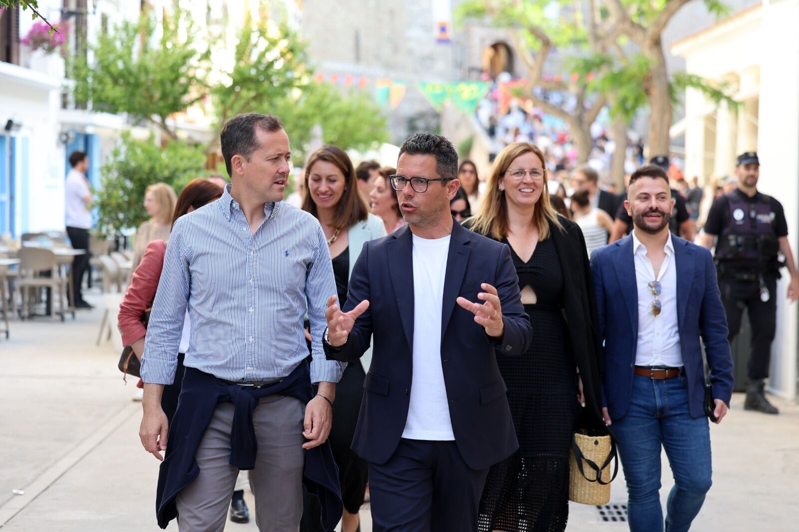 Carlos Velázquez, alcalde de Toledo, junto a Rafael Triguero, alcalde de Ibiza