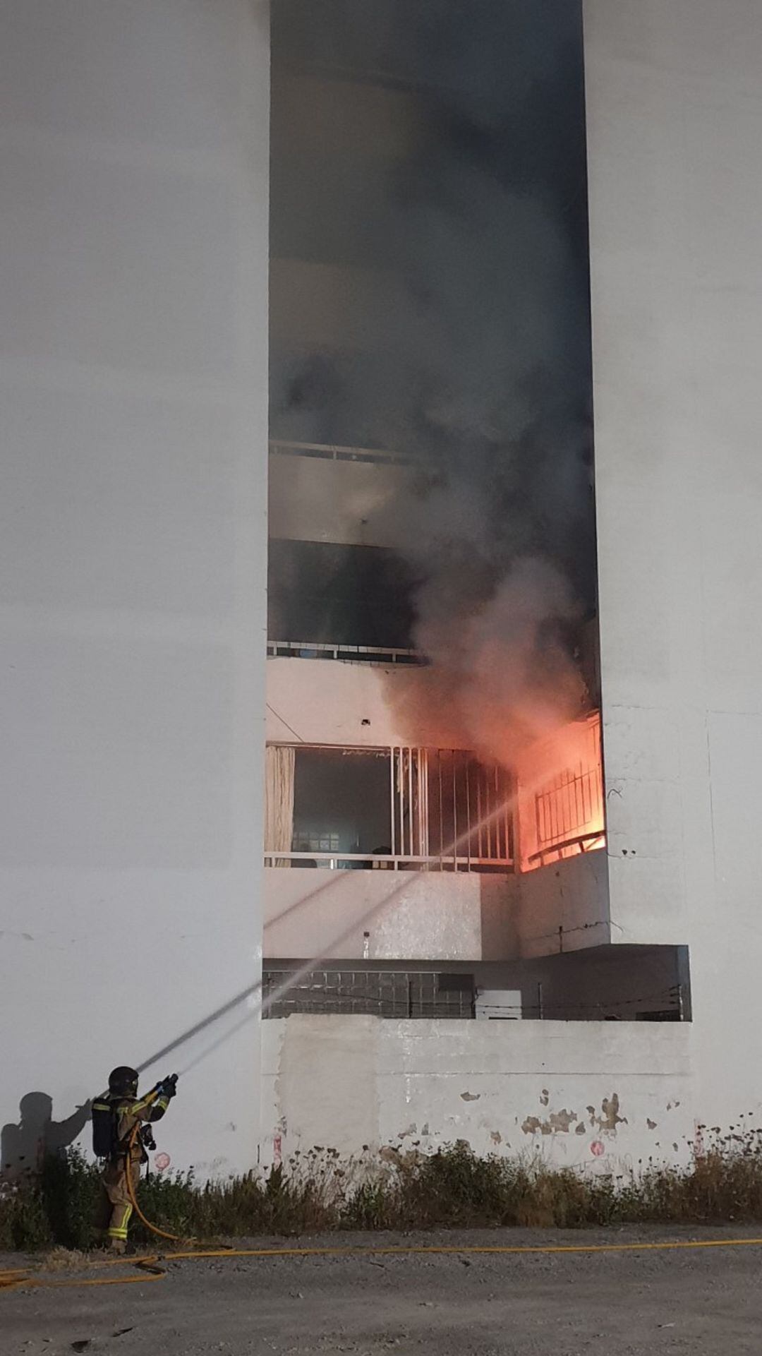 Incendio en una vivienda