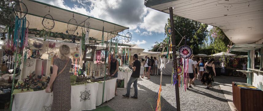 Imagen del mercadillo de las Dalias