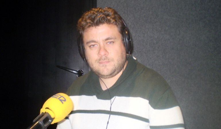 Iván Cardador, portavoz de Sí Se Puede! Sanse en una entrevista en los estudios de SER Madrid Norte