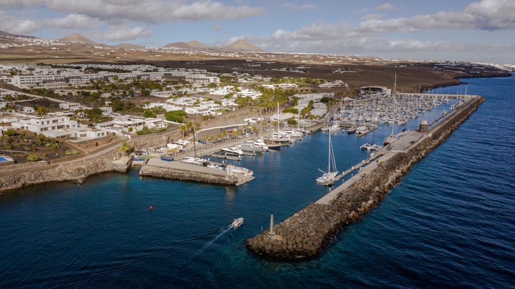 Puerto Calero, el primer puerto deportivo de Lanzarote.