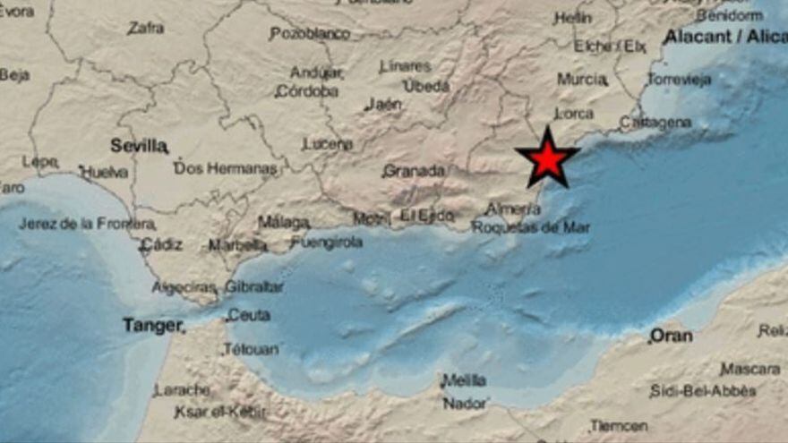 Dos terremotos se dejan sentir en Águilas y Pulpí esta madrugada