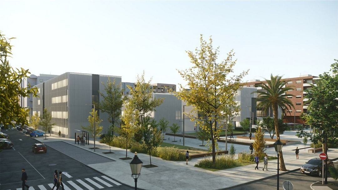 Recreación del nuevo espacio sanitario de Roís de Corella