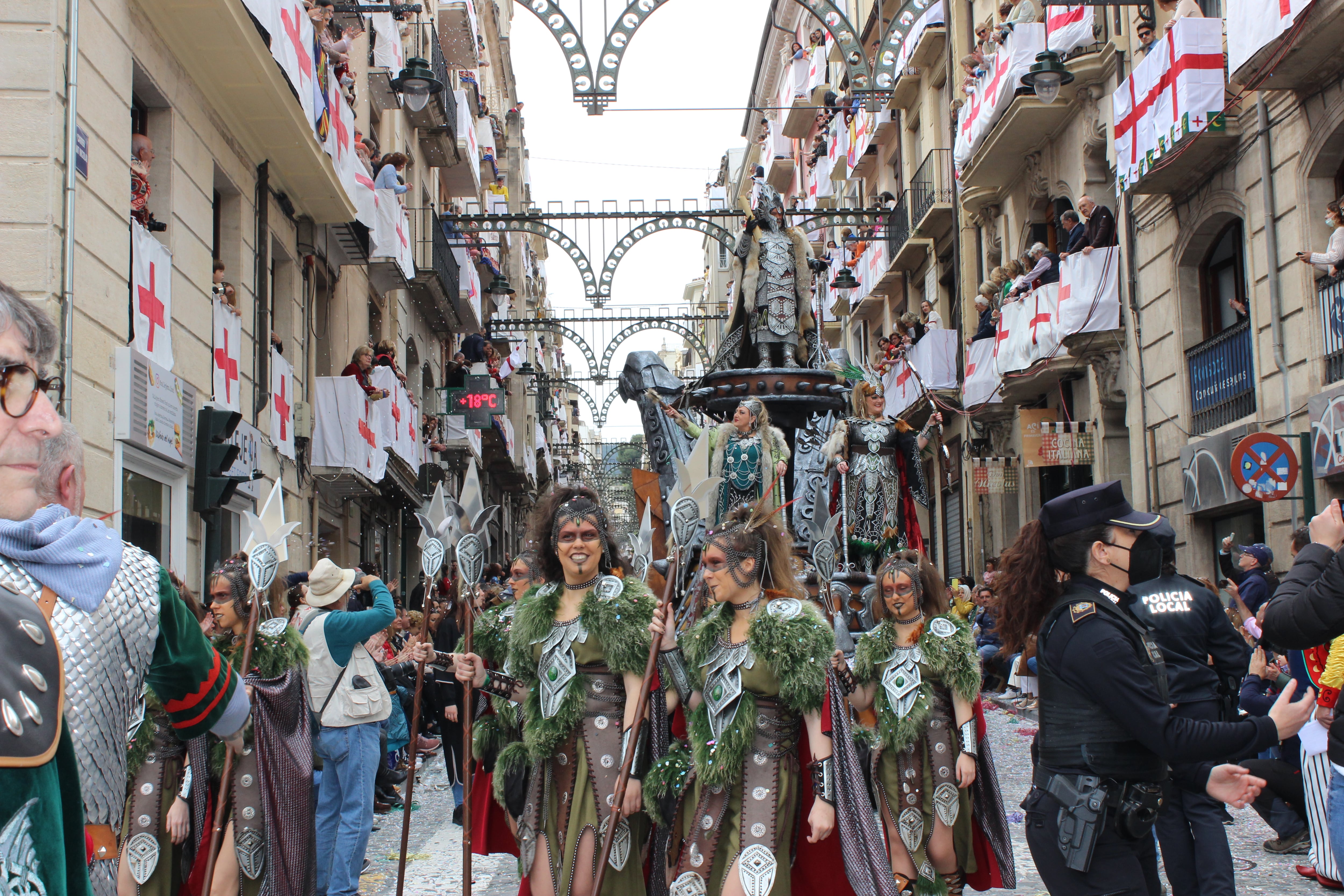 Alcoy ya tiene preparado el dispositivo de seguridad para las Fiestas de Moros y Cristianos.