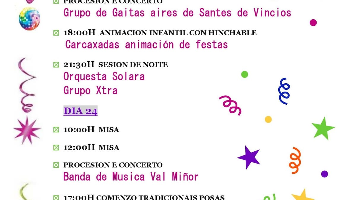 O Concello de Nigrán ofrece o programa "Música nas parroquias" para colaborar na celebración das festas de San Roque de Camos