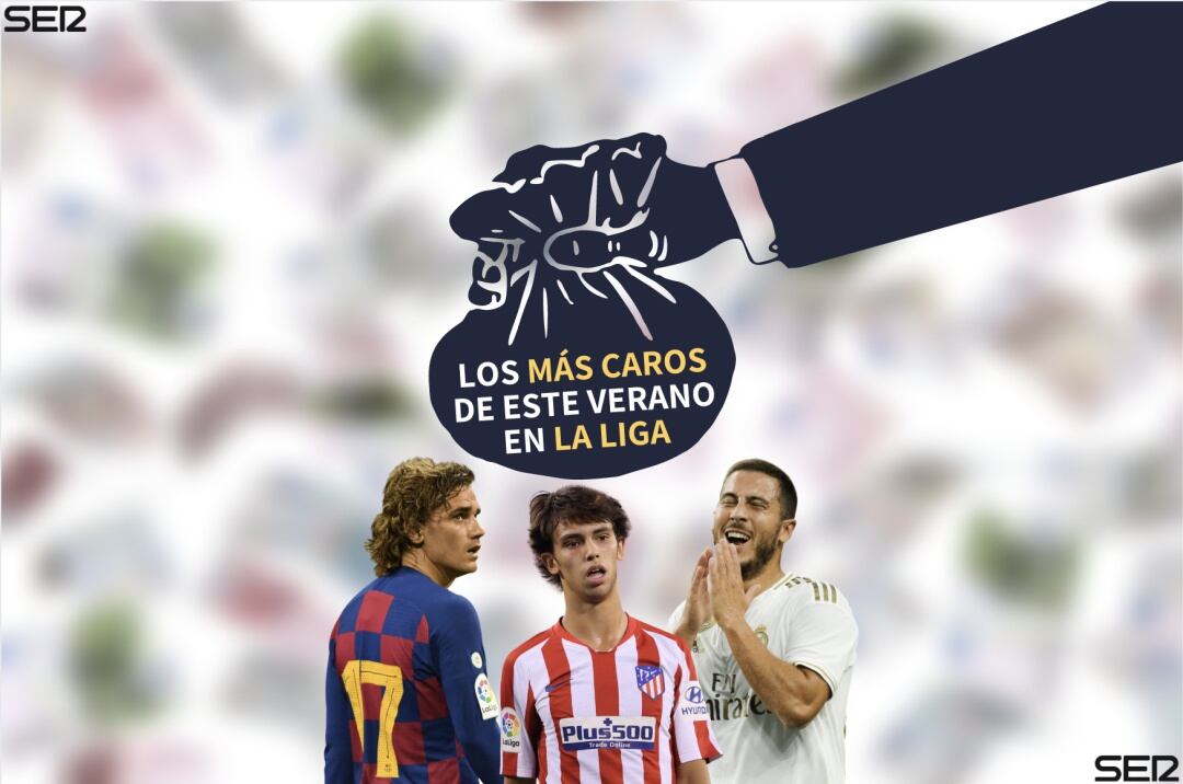 Los fichajes más caros de La Liga, de este verano, son encabezados por Joao Félix