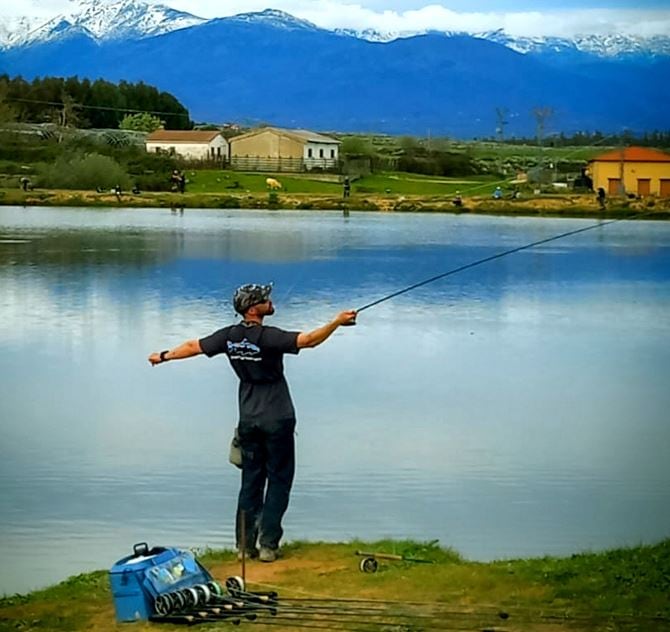 Nicolás Abadía durante la competición