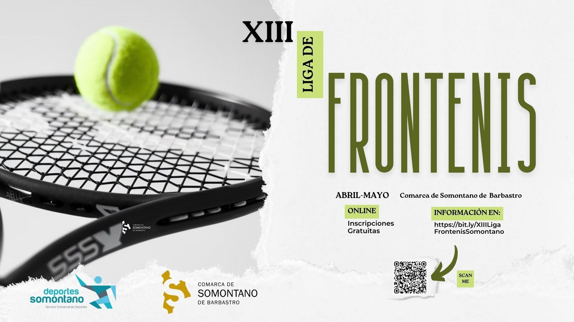 Regresa la liga de frontenis a la Comarca de Somontano