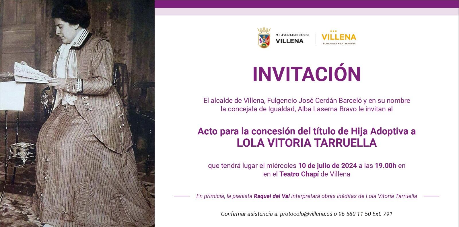 Invitación al acto