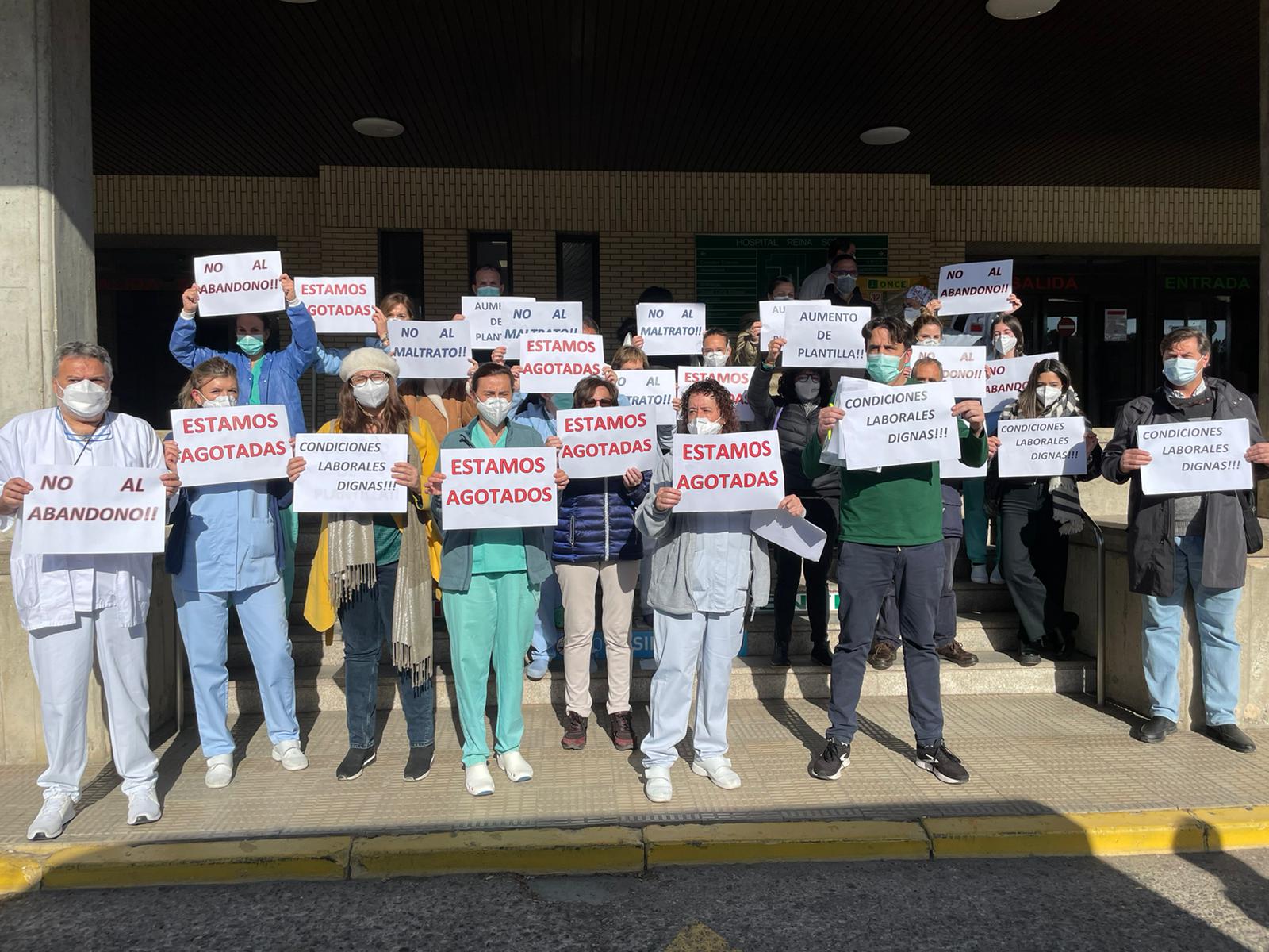 Protesta sanitarios navarros