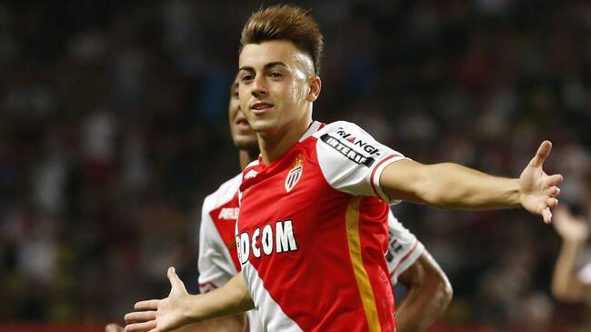 Stephan El Shaarawy celebra un gol anotado en pretemporada.