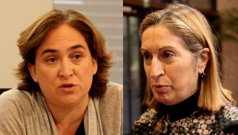 Imatges d'arxiu d'Ada Colau (esquerra) i Ana Pastor (dreta)