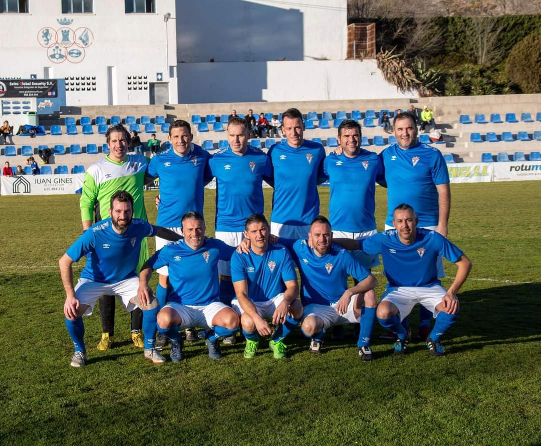 Alineación inicial del Villena de veteranos