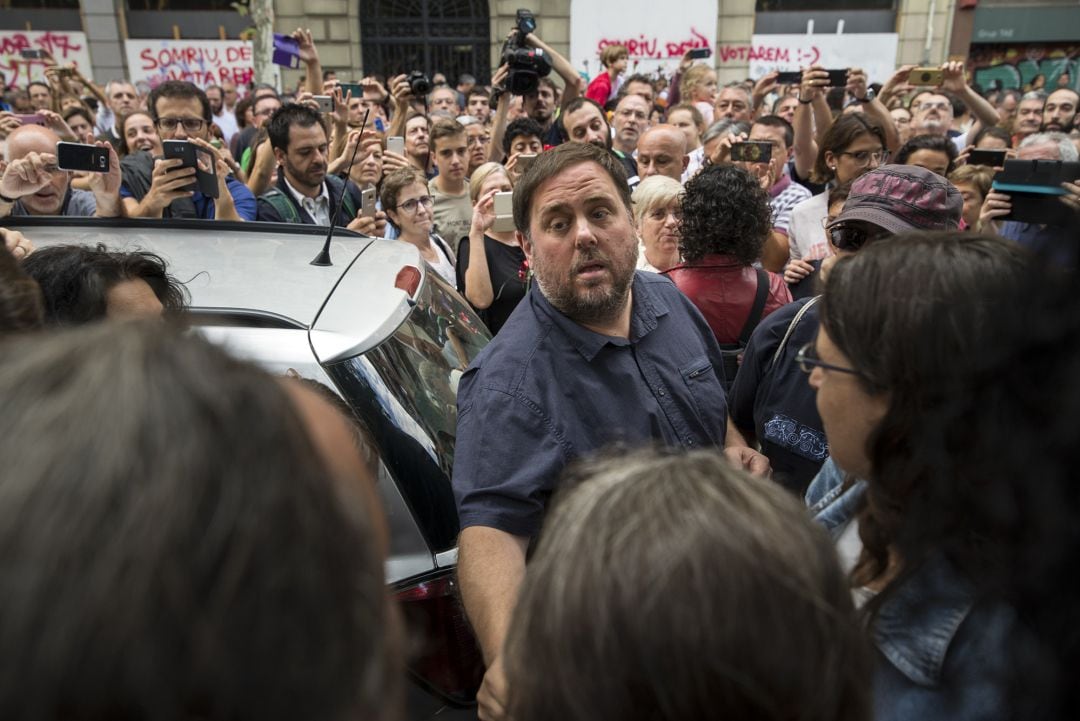 El exvicepresidente de la Generalitat, Oriol Junqueras