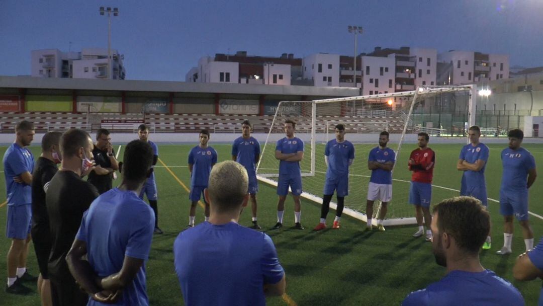 Un entrenamiento del San Roque.