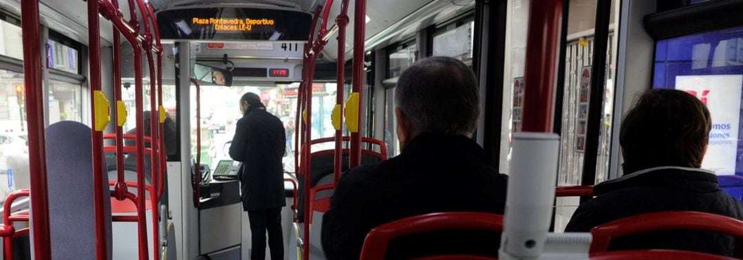 Autobus urbano en A Coruña