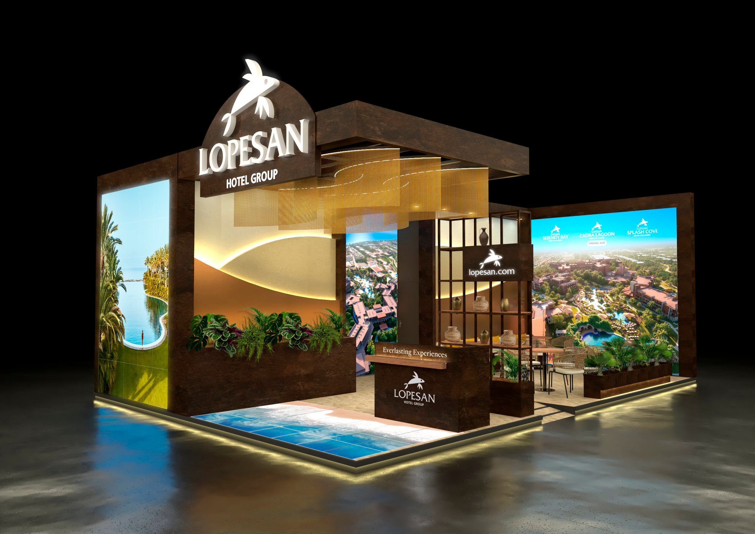 Stand Lopesan Hotel Group en la World Travel Market de Londres 2025