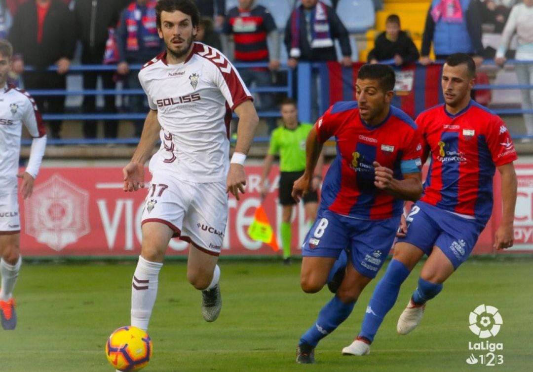 Eugeni marcó el primer gol, de penalti