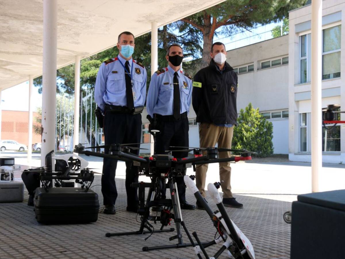 Los Mossos estrenarán su nueva unidad de drones en un mes