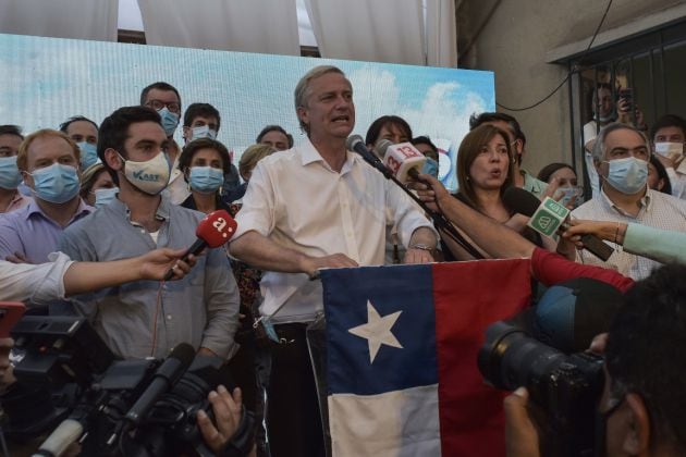 El candidato presidencial de extrema derecha José Antonio Kast.