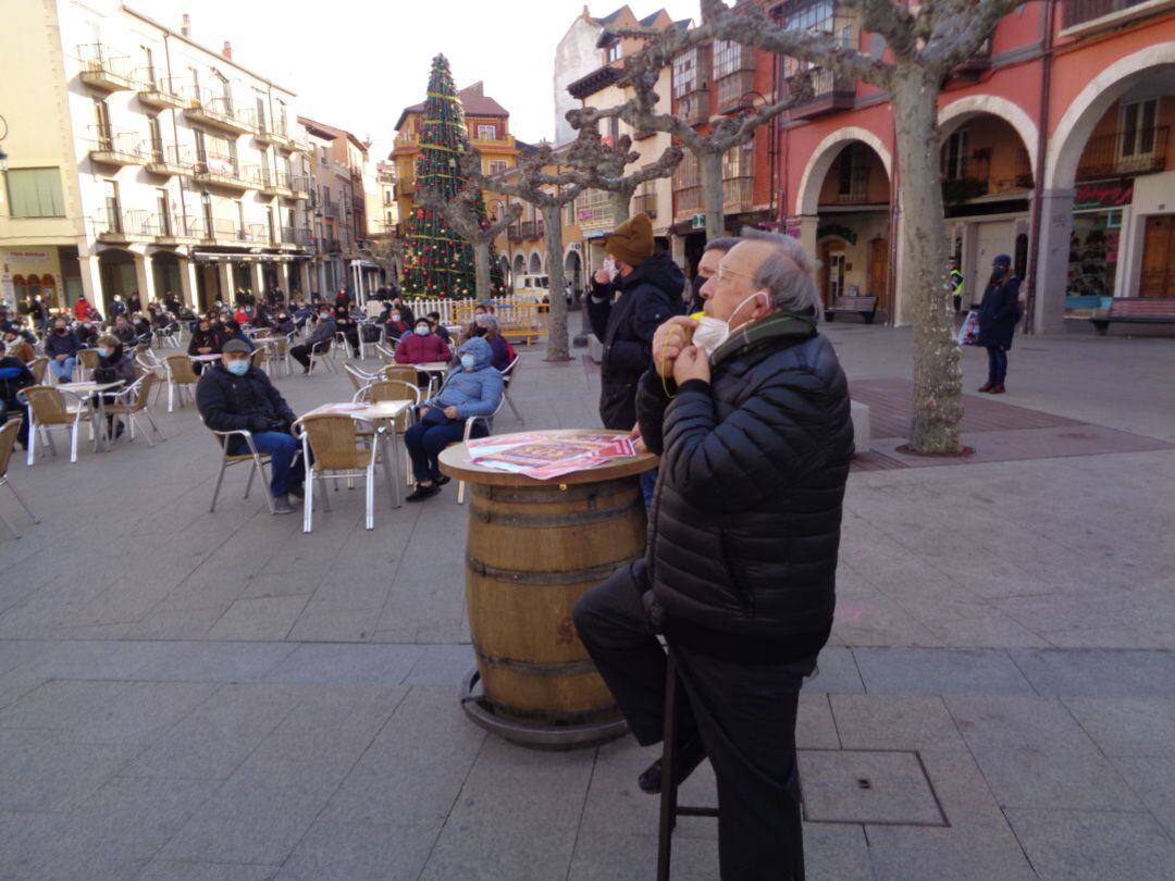 La hostelería se ha manifestado por las decisiones de la Junta durante el último año