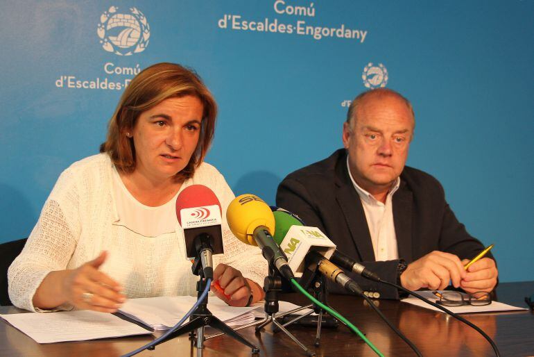 La cònsol major d'Escaldes-Engordany, Trini Marín, explica el motiu pel qual es plantegen demanar els expedients prescrits 