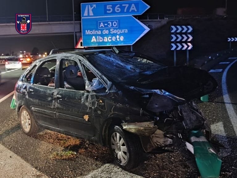 Accidente de tráfico en Murcia