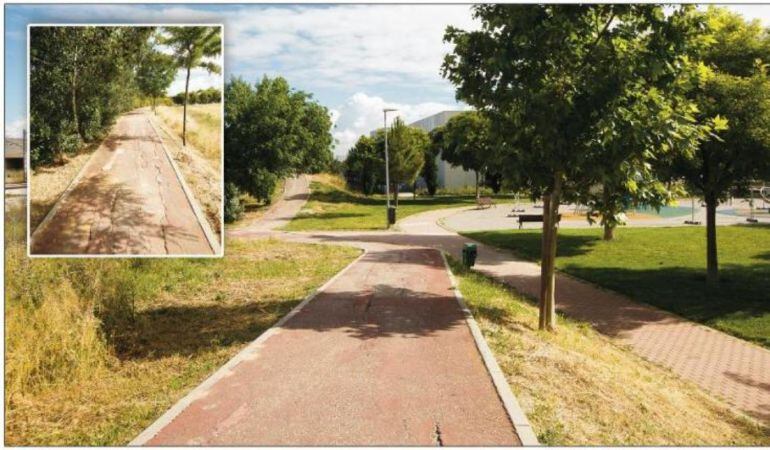 Los presupuestos participativos servirán para arreglar el carril bici de La Tenería