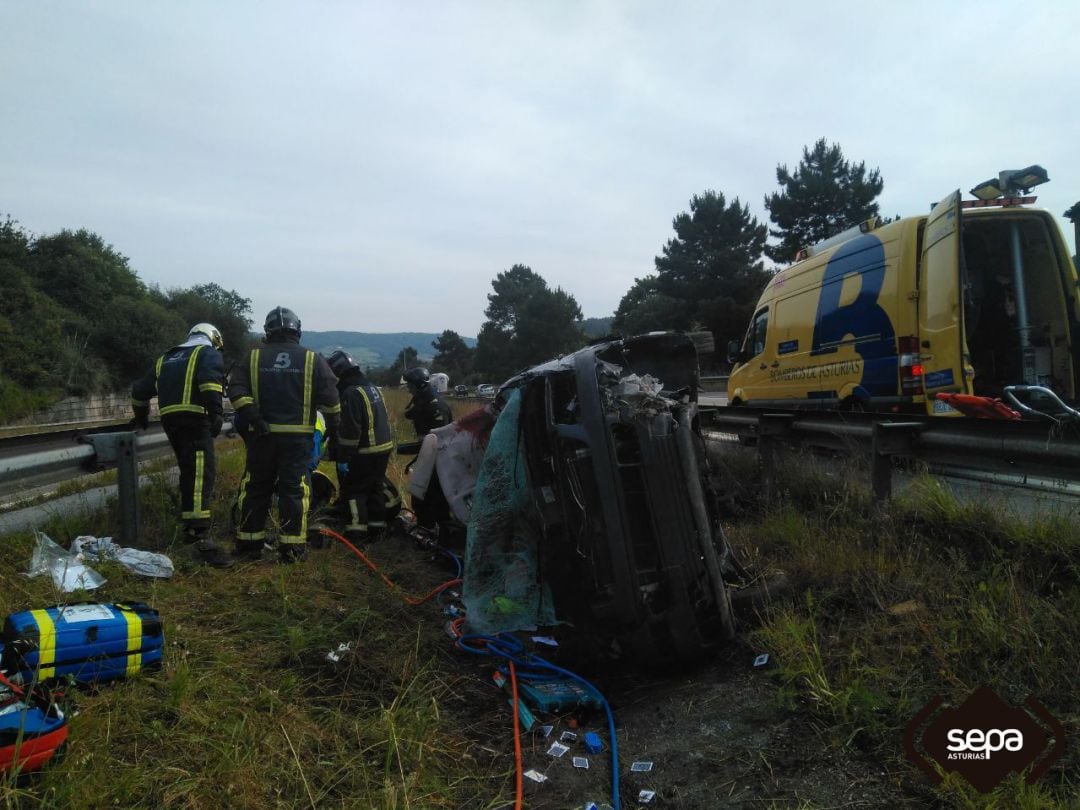 Accidente en Gijón