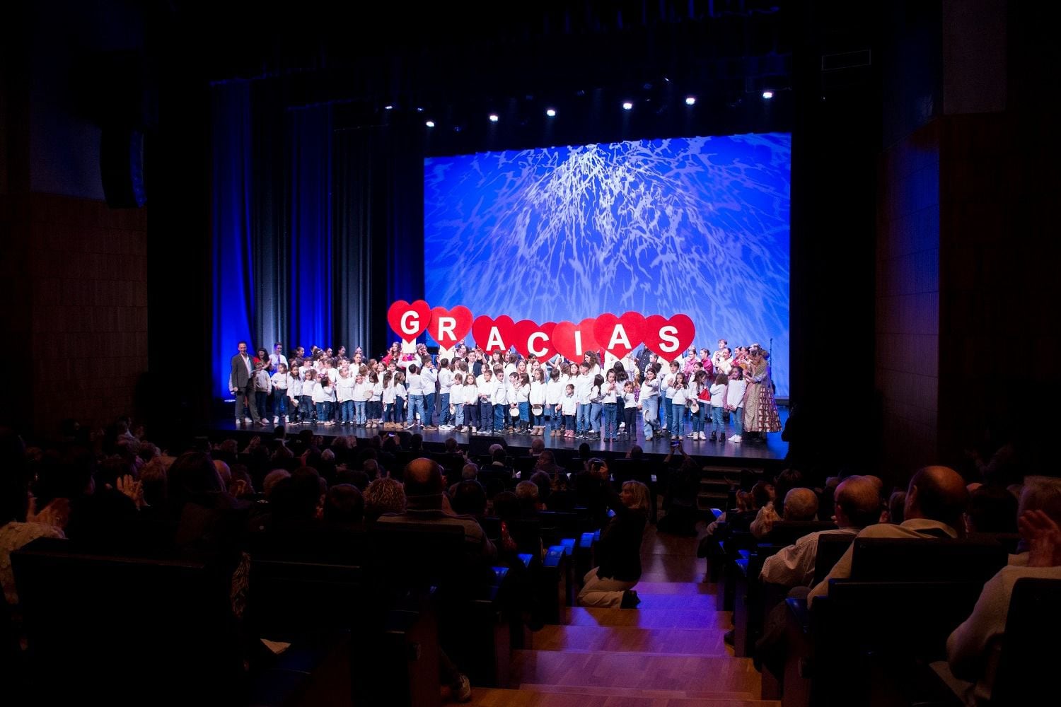Final de la gala de Roberto Ciria y sus amigos, a beneficio de Aspanoa