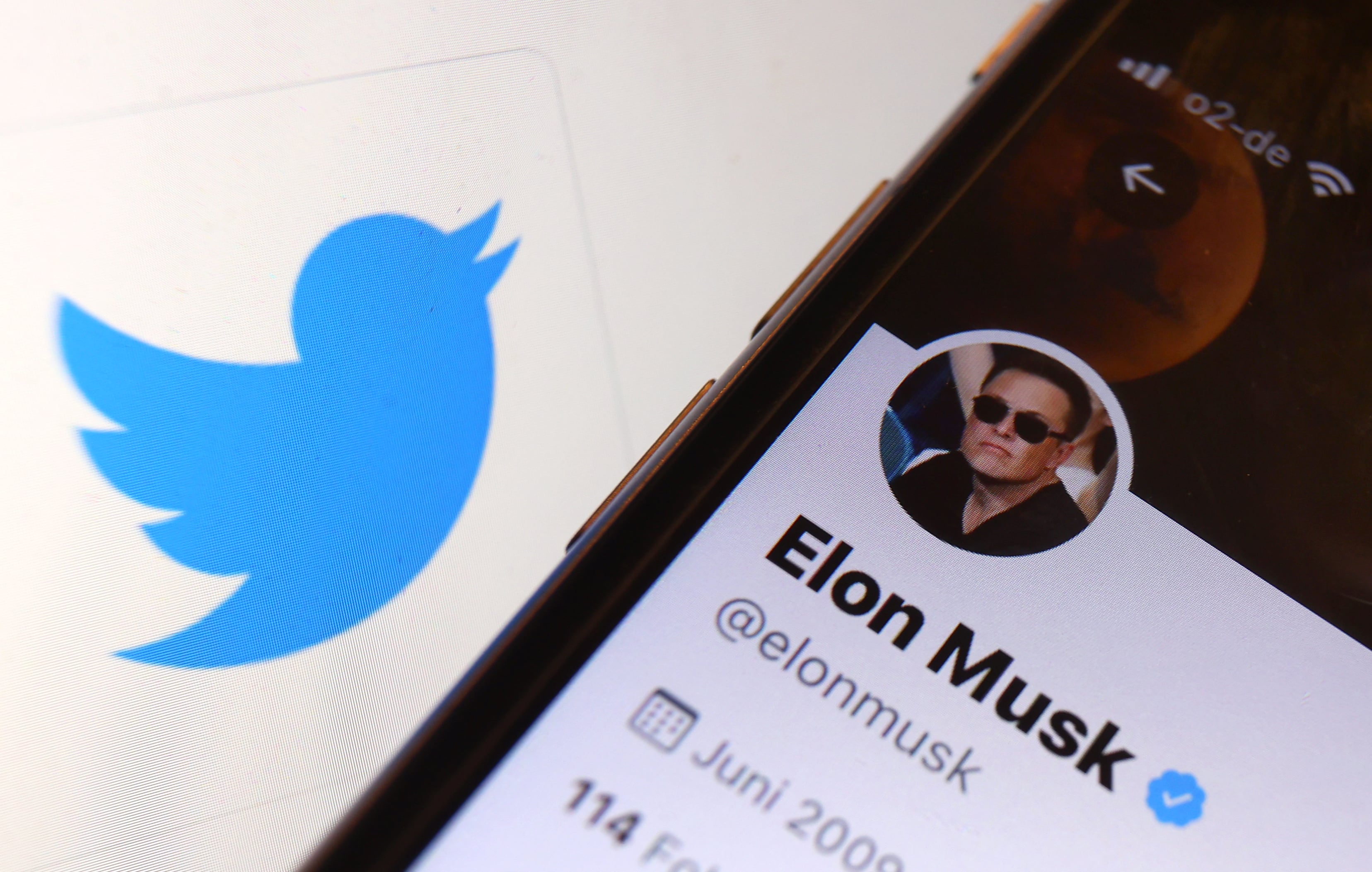 El perfil de Elon Musk en Twitter.