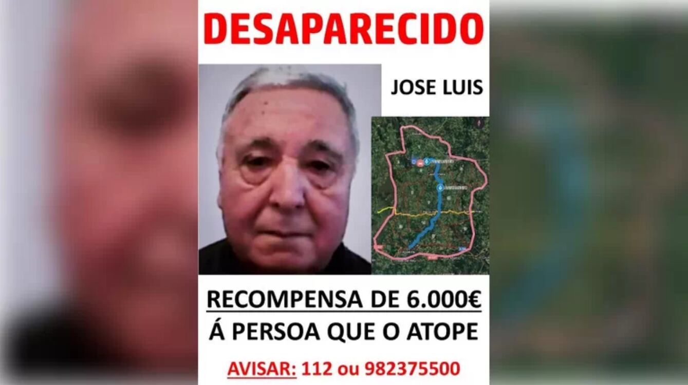 José Luis Iglesias, desaparecido en Carballo, Friol.