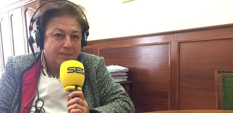 Soledad Martín Nájera, fiscal jefe de Valladolid, durante la entrevista