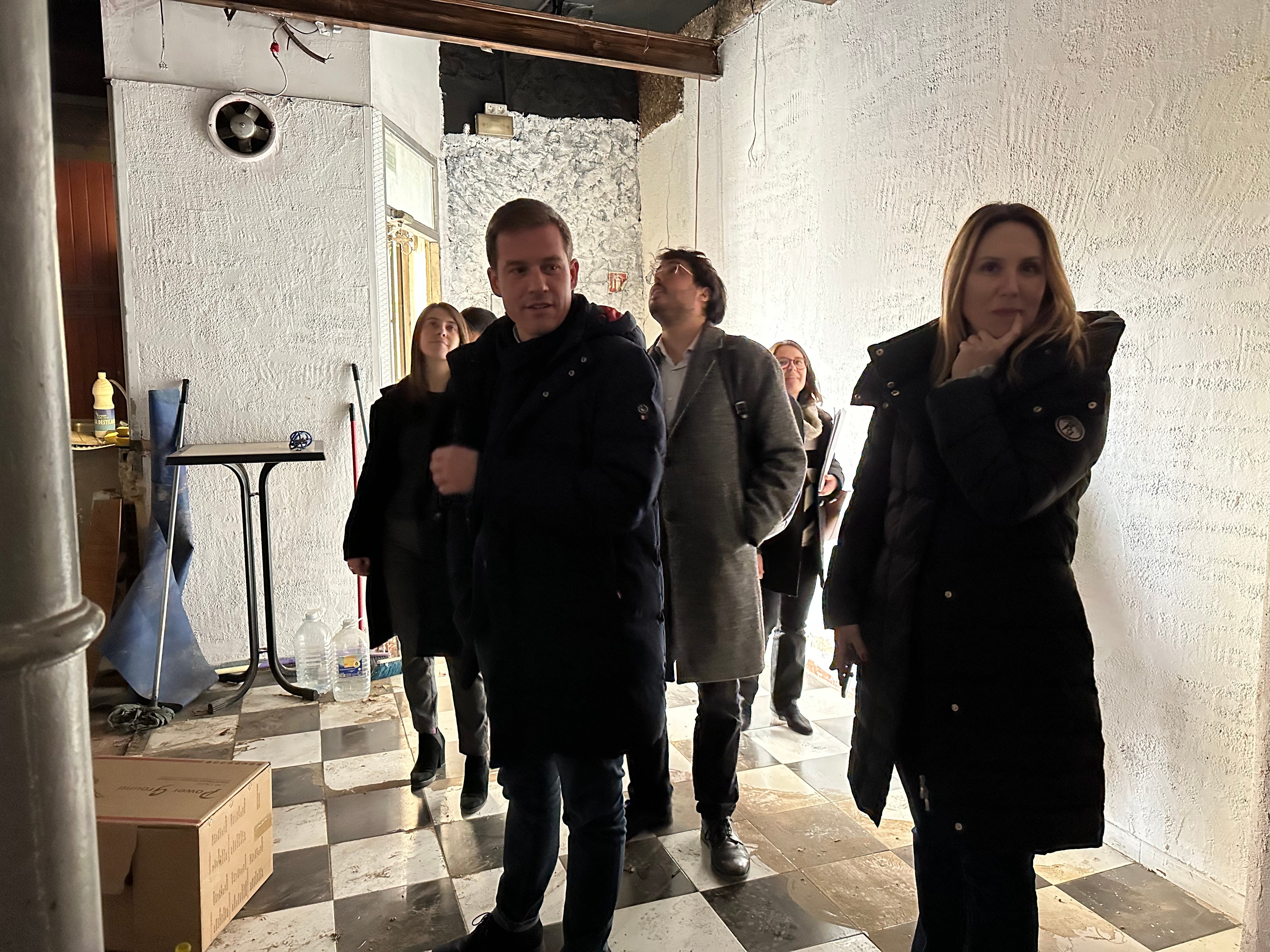 Visita a uno de los inmuebles adquiridos en Xàtiva