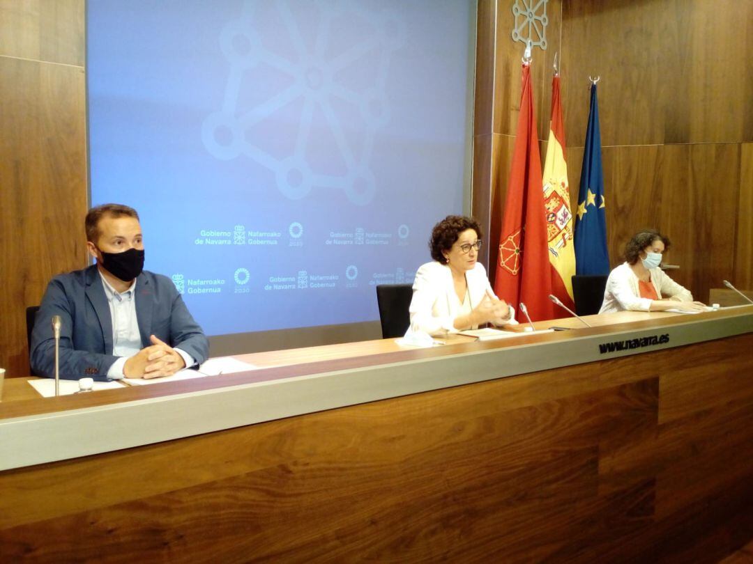 La consejera de Derechos Sociales, Mari Carmen Maeztu, presenta una auditoría sobre la actuación en las residencias de mayores de Navarra durante la pandemia de Covid-19