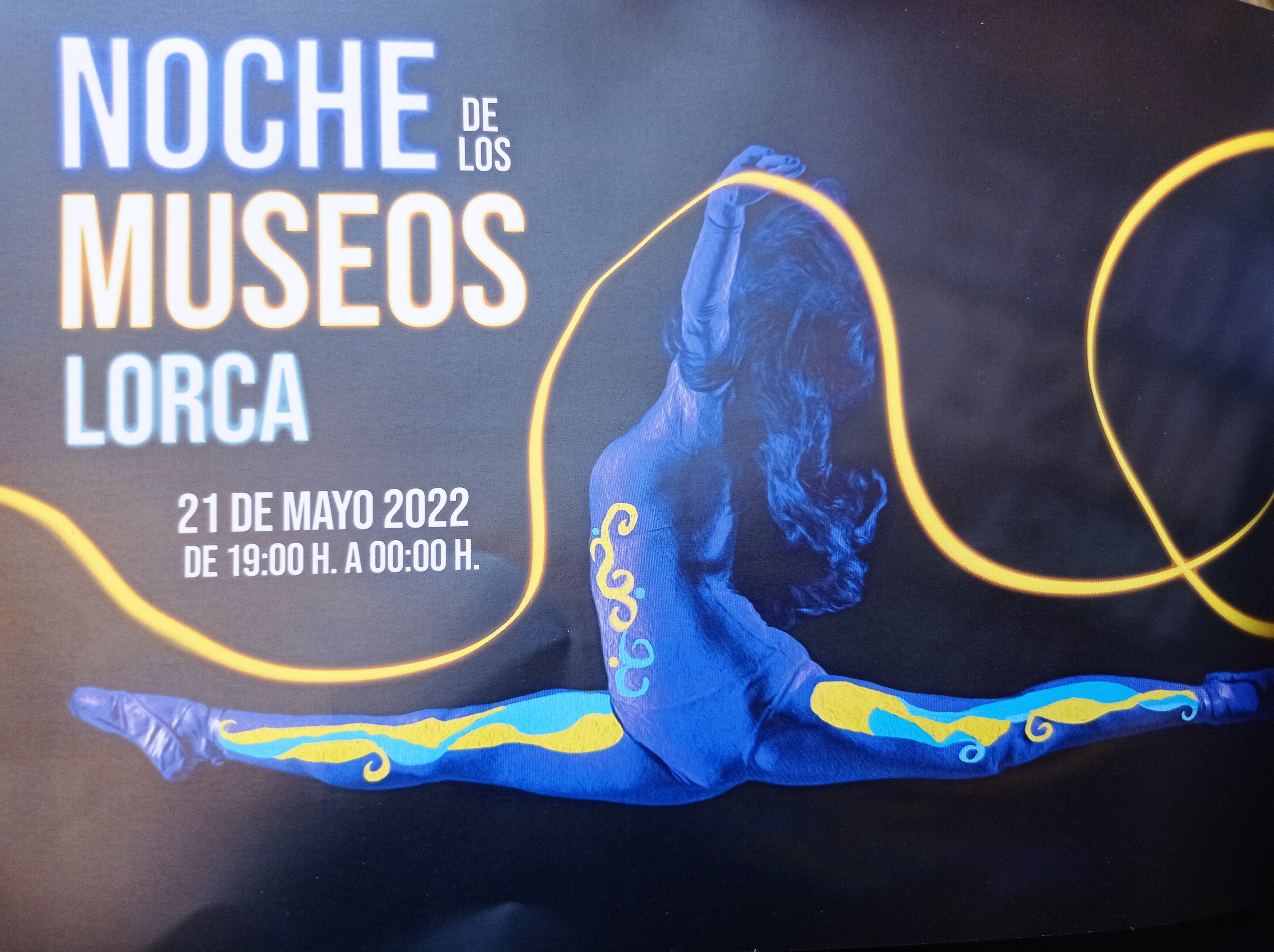 Cartel de la Noche de los Museos de Lorca 2022