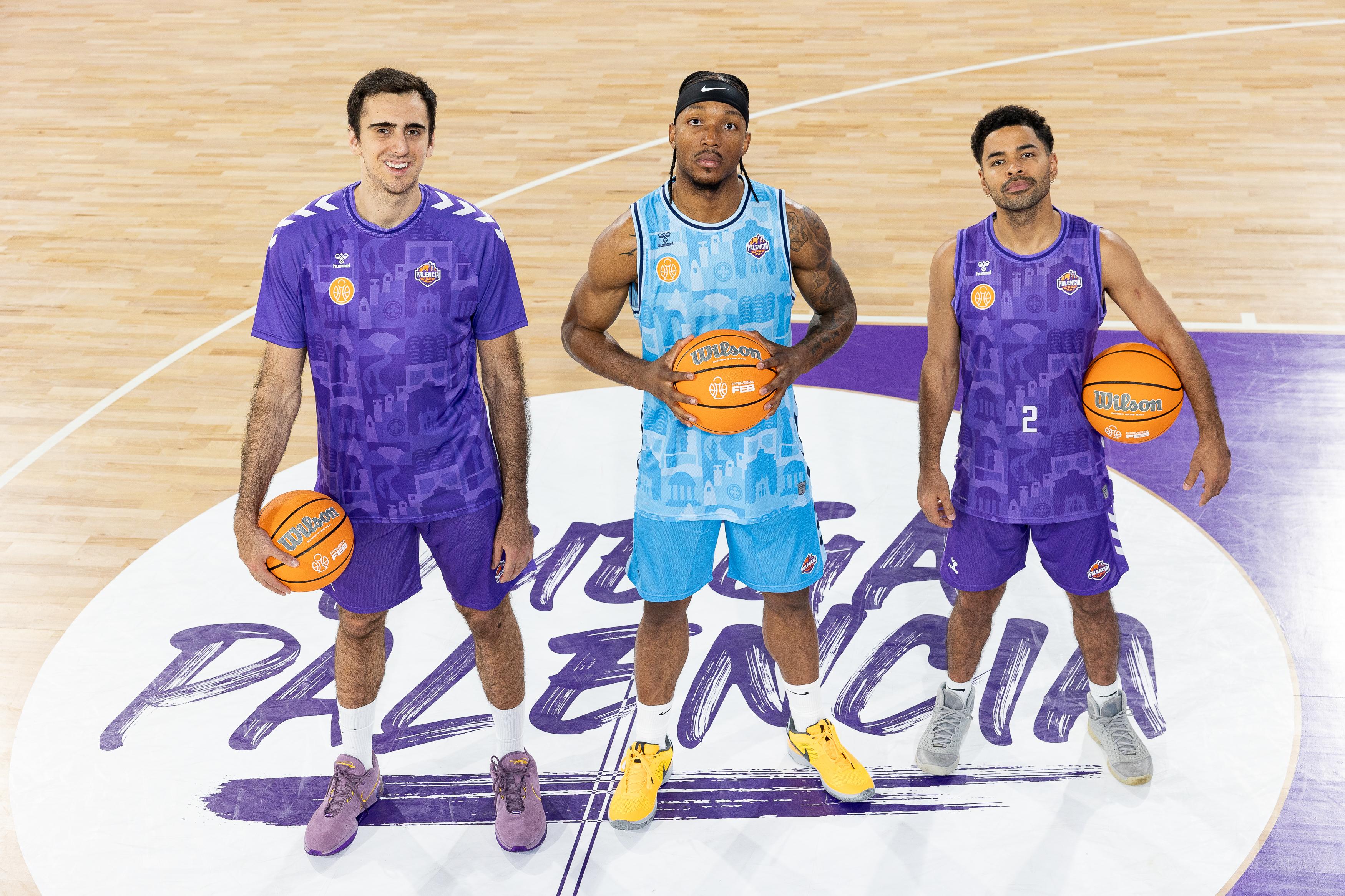 Nuevas equipaciones del Palencia Baloncesto