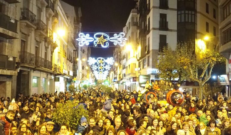 El encendido de la iluminación navideña en la Plaza de la Constitución