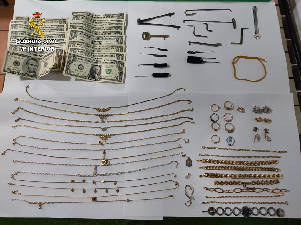 Objetos intervenidos por valor de más de 5.000 euros