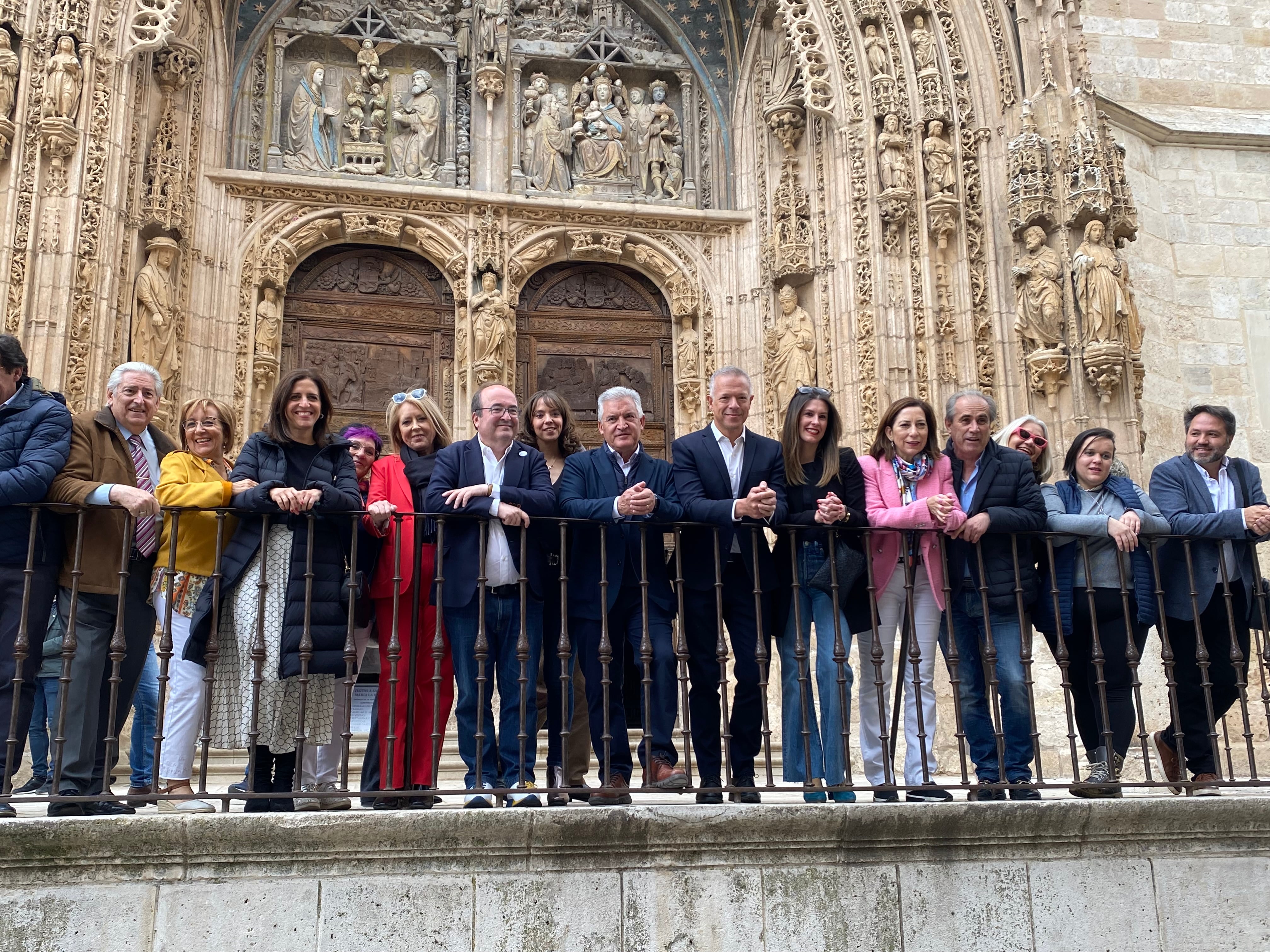 La portada de Santa María, lugar de la foto de rigor