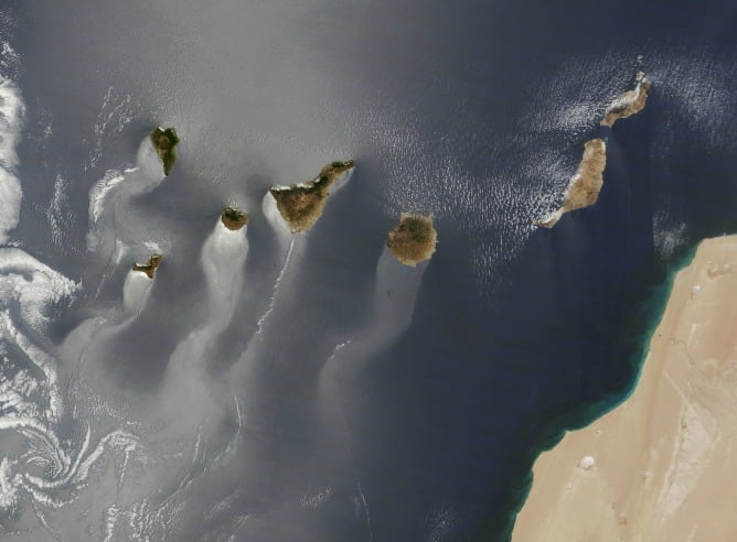 Imagen de las Islas Canarias, finalista del certamen de la NASA