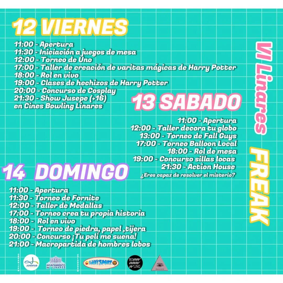 Programación Linares Freak 2022