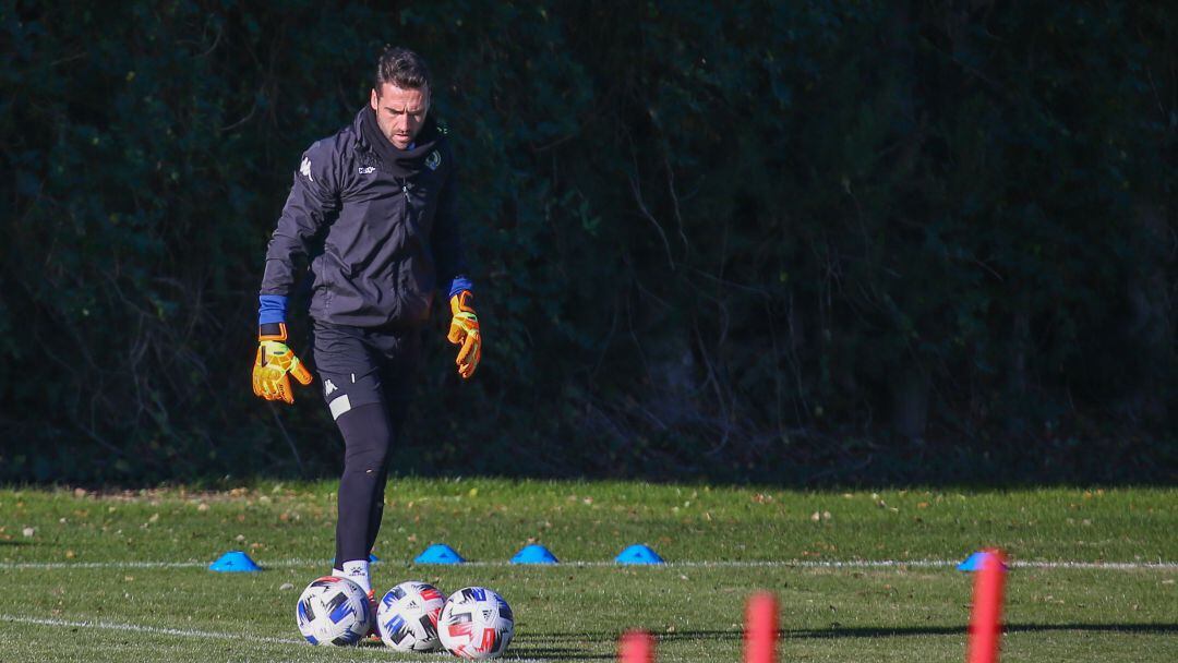 Ismael Falcón, portero del Hércules