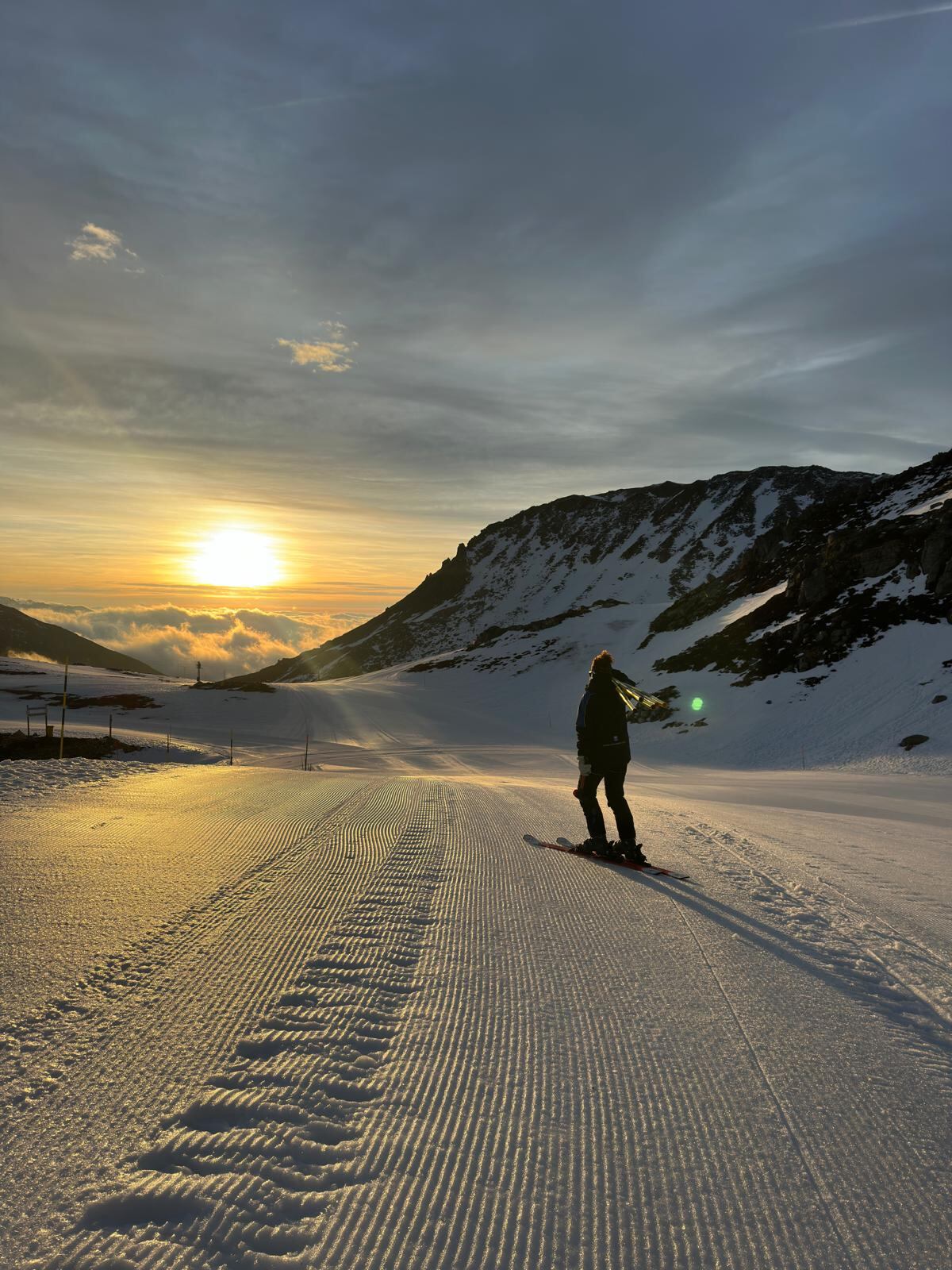 Esquiador en San Isidro