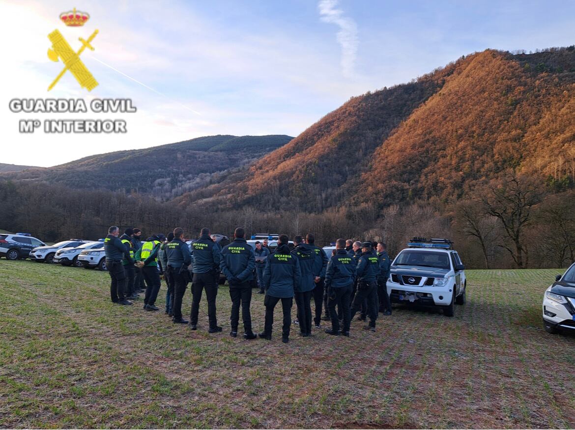 Operativo de búsqueda del hombre desaparecido en Montanuy