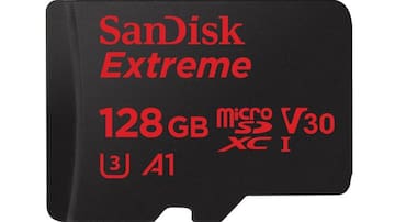 Tarjeta de memoria SanDisk Extreme 128 gigas