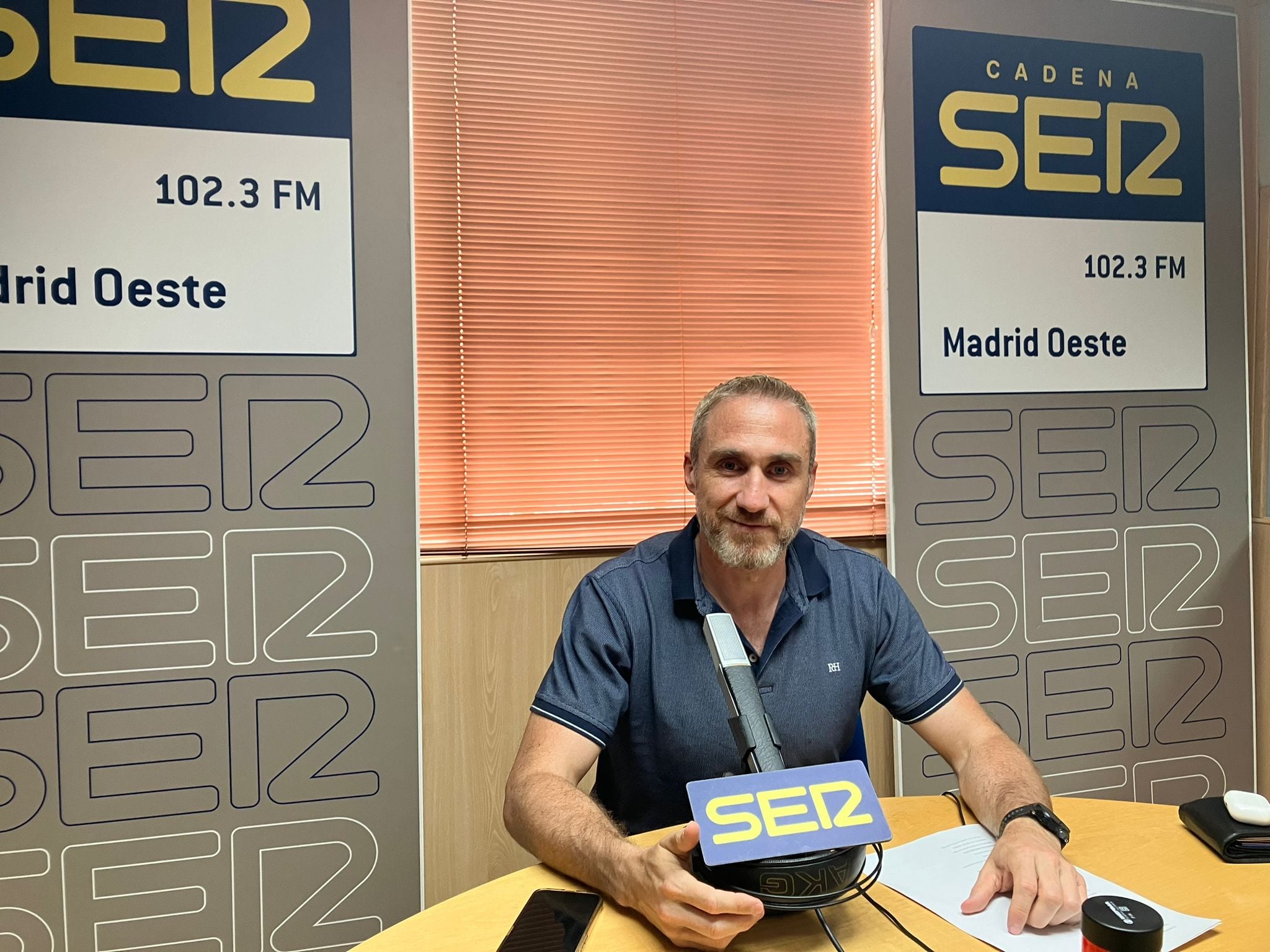 El consultor financiero, Alberto Núñez, en los estudios de Ser Madrid Oeste.