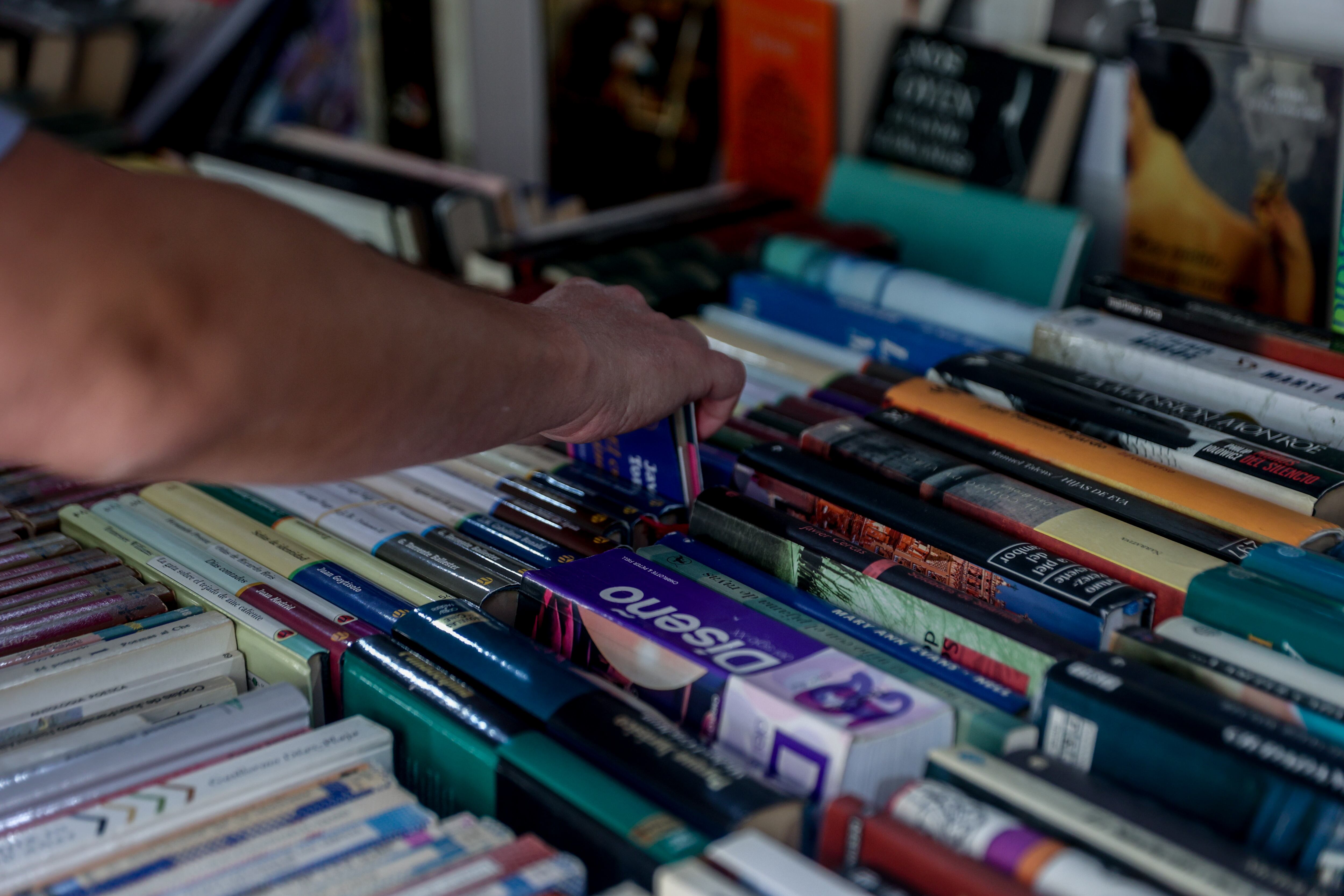Caseta en la Feria del Libro de Madrid